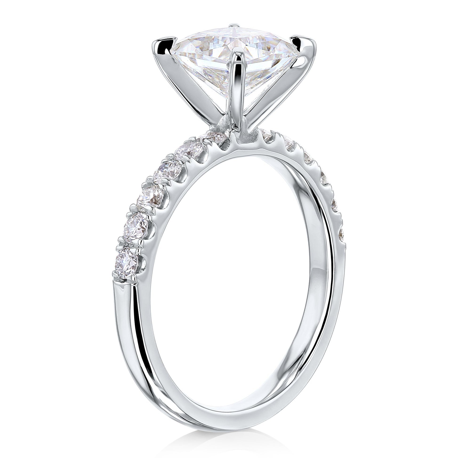 Kobelli 1.5ct Princess Floating Engagement Ring