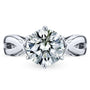 Kobelli Moissanite Solitaire Engagement Ring 1 3/5 CTW 14k White Gold