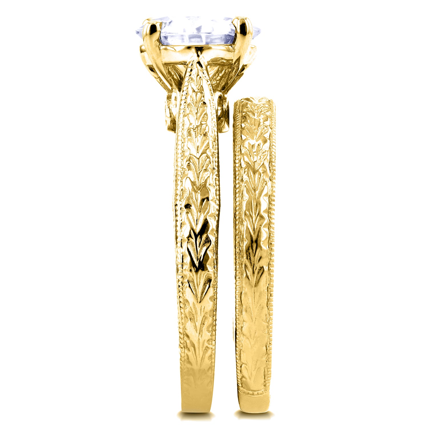 Kobelli Moissanite Bridal Set