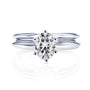 0.9 Carat Moissanite Solitaire Joan Bridal Set