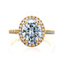 3.3 Carat Moissanite Oval Ring