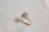 Kobelli 2ct Oval Moissanite Engagement Ring