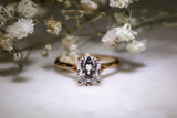 Kobelli 2ct Oval Moissanite Engagement Ring