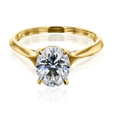 Kobelli 2ct Oval Moissanite Engagement Ring
