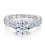 Kobelli 1.9ct Forever One Moissanite and 1-1/3ct Diamond Ring, 3 1/4ct TCW MZFO62329R-2E/4W