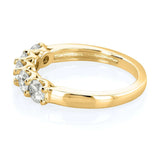 Kobelli 5 Stone Round Moissanite 14k Gold Band (4/5 CTW)