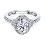 Kobelli Abigail Oval Moissanite Engagement Ring