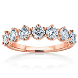 1.1 Carat Moissanite 7-Stone Ring