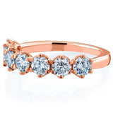 1.1 Carat Moissanite 7-Stone Ring