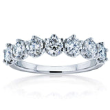 1.1 Carat Moissanite 7-Stone Ring