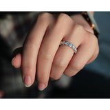 1.1 Carat Moissanite 7-Stone Ring