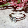Kobelli Double-Prong 1ct Moissanite Tulip Head Ring