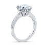 Kobelli 3.1ct Round Moissanite Ring 14k Gold