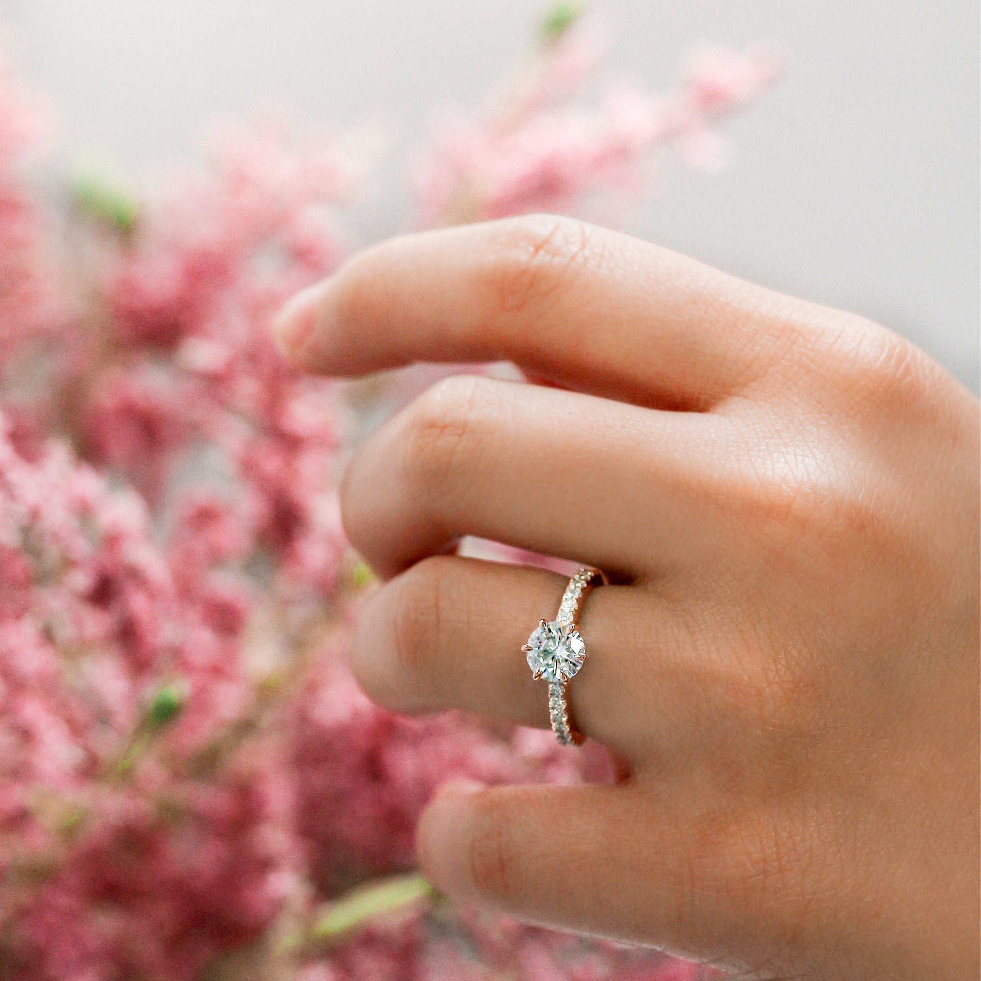 1.5 Carat Moissanite Tiffany 6-Prong Ring