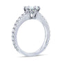 Kobelli 1ct Forever One Moissanite 6-Prong Ring Lab Diamond Band
