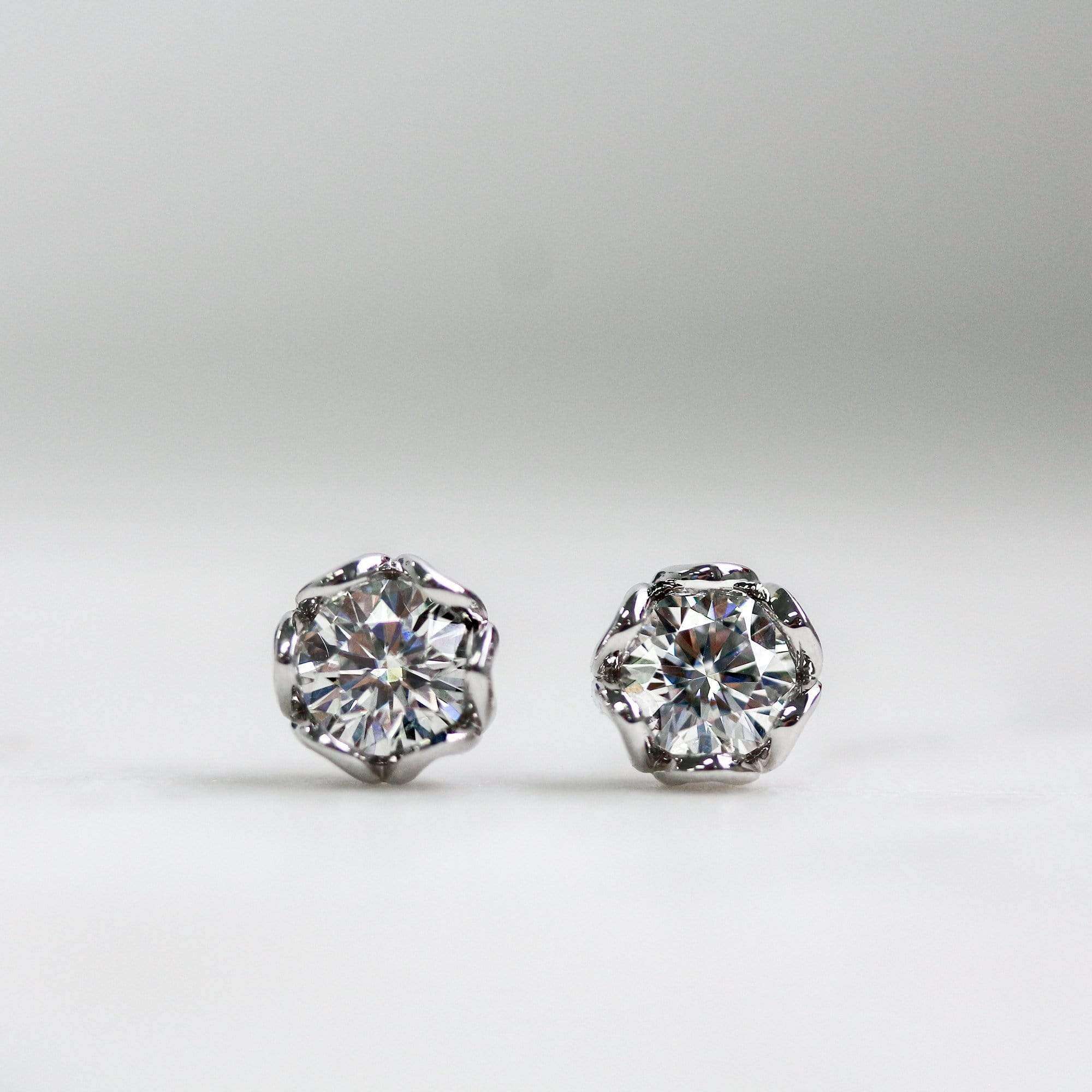Kobelli Lily 1ctw Diamond Studs 14k White Gold 62719/W