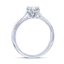 Kobelli 1/2ct Round Forever One Moissanite Solitaire Ring