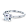 Kobelli 1ct Round Moissanite Solitaire Ring