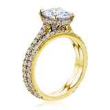 Kobelli 2ct Round Moissanite and 7/8ct TDW Lab Grown Diamond Bridal Set