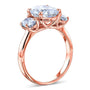 Kobelli The 3 Stone Trellis Oval Ring