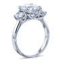 Kobelli The 3 Stone Trellis Oval Ring