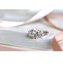 Kobelli The 3 Stone Trellis Oval Ring