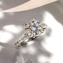 Kobelli 2ct Cushion Moissanite Ring MZ62791CU-2E/4W