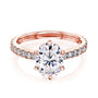 Kobelli 2.1ct Oval Moissanite Ring