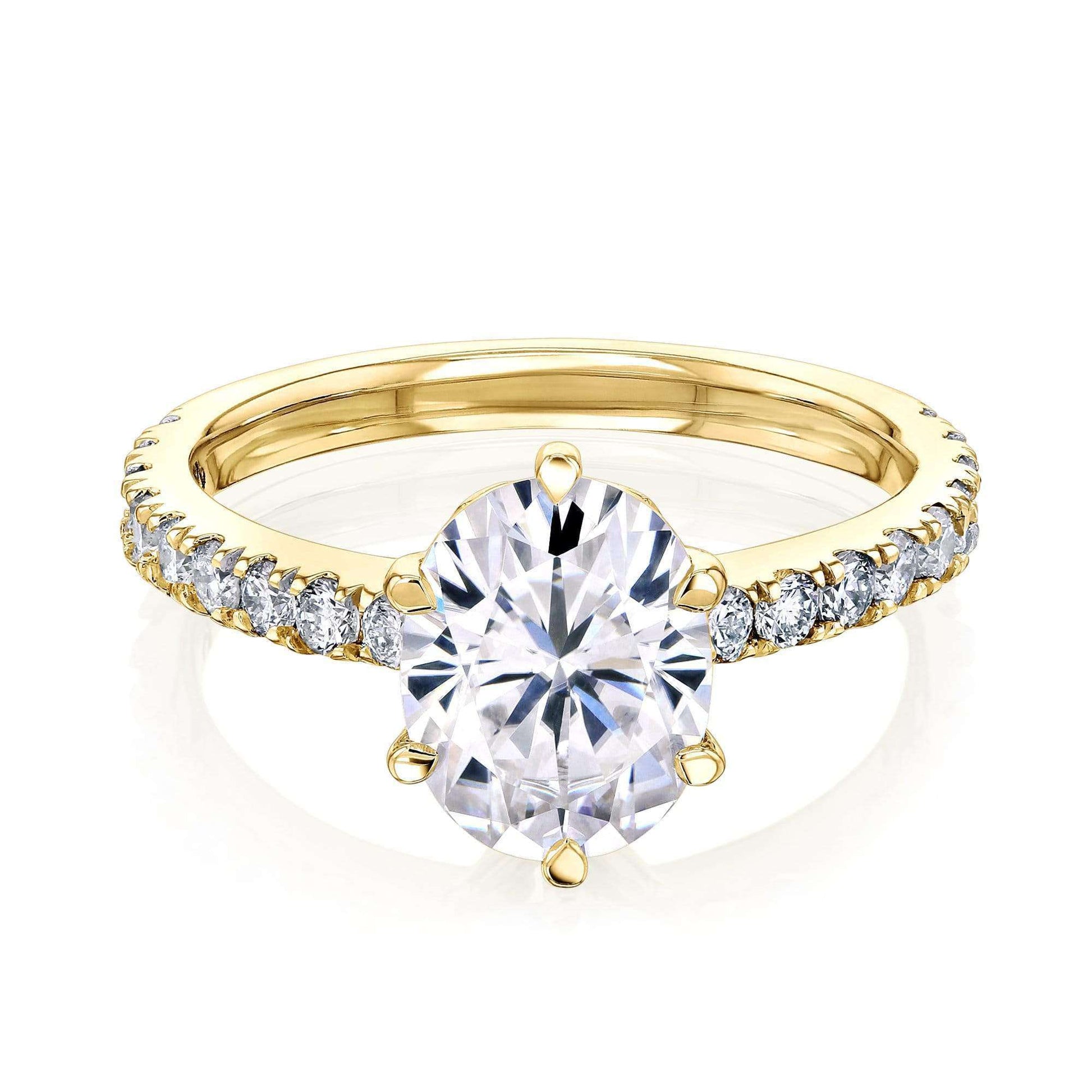 Kobelli 2.1ct Oval Moissanite Ring