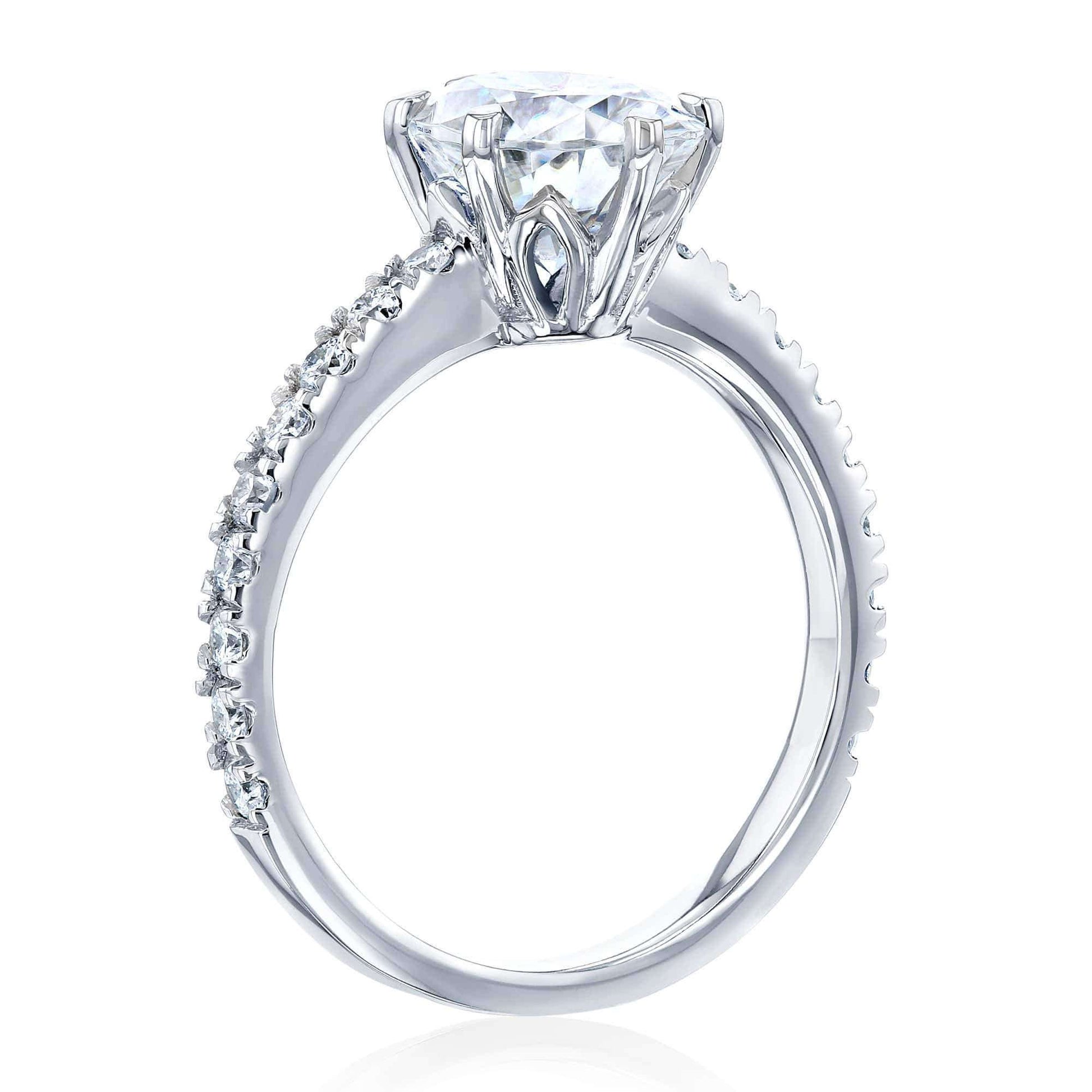 Kobelli 2.1ct Oval Moissanite Ring