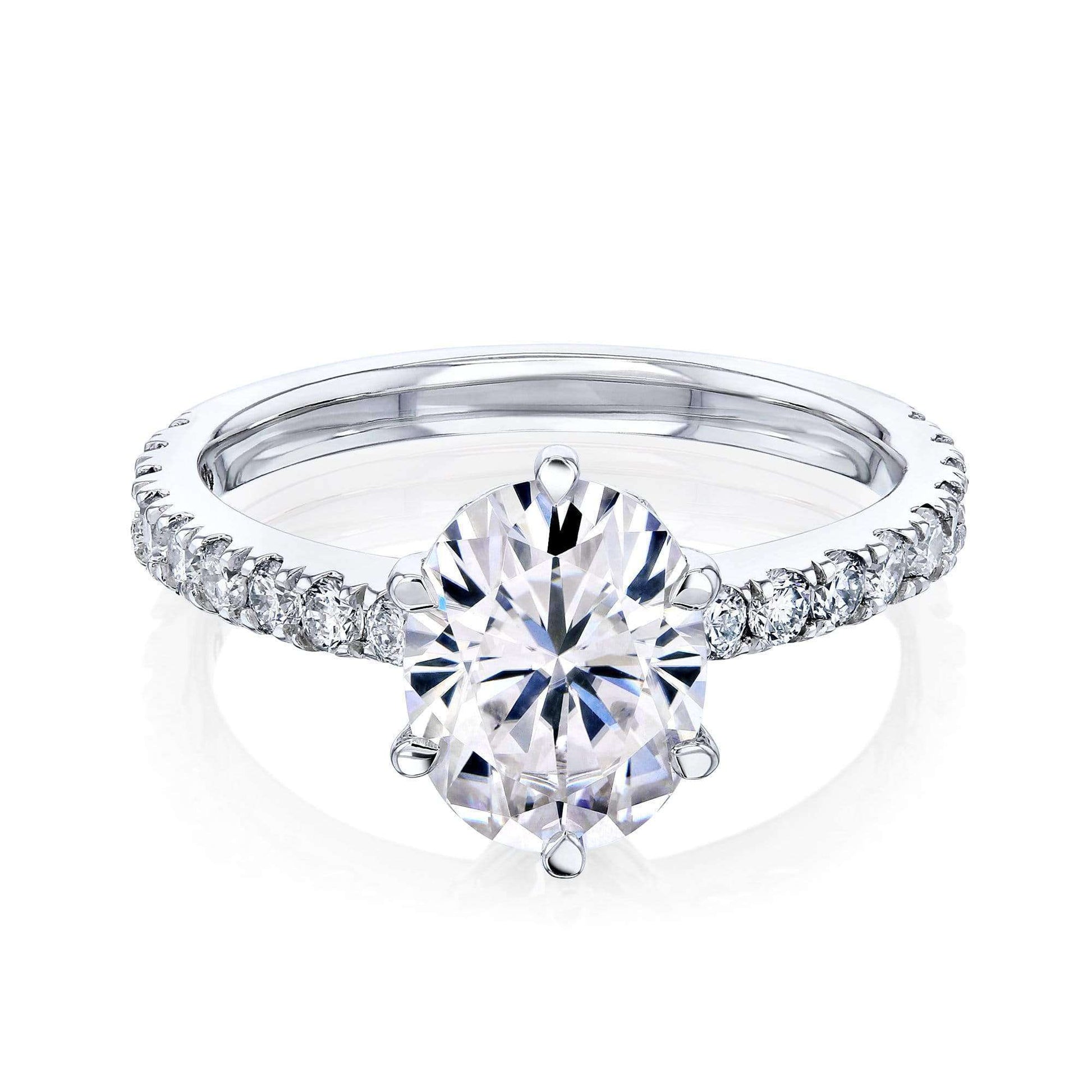 Kobelli 2.1ct Oval Moissanite Ring