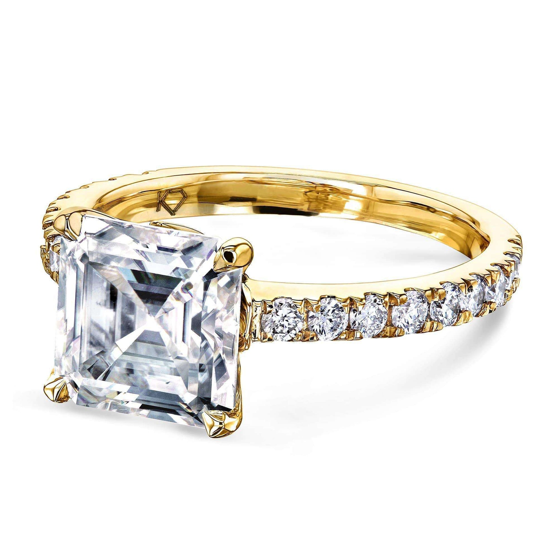 Kobelli 2.2ct Asscher Moissanite Ring