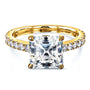 Kobelli 2.2ct Asscher Moissanite Ring MZ62796AS-E/4Y