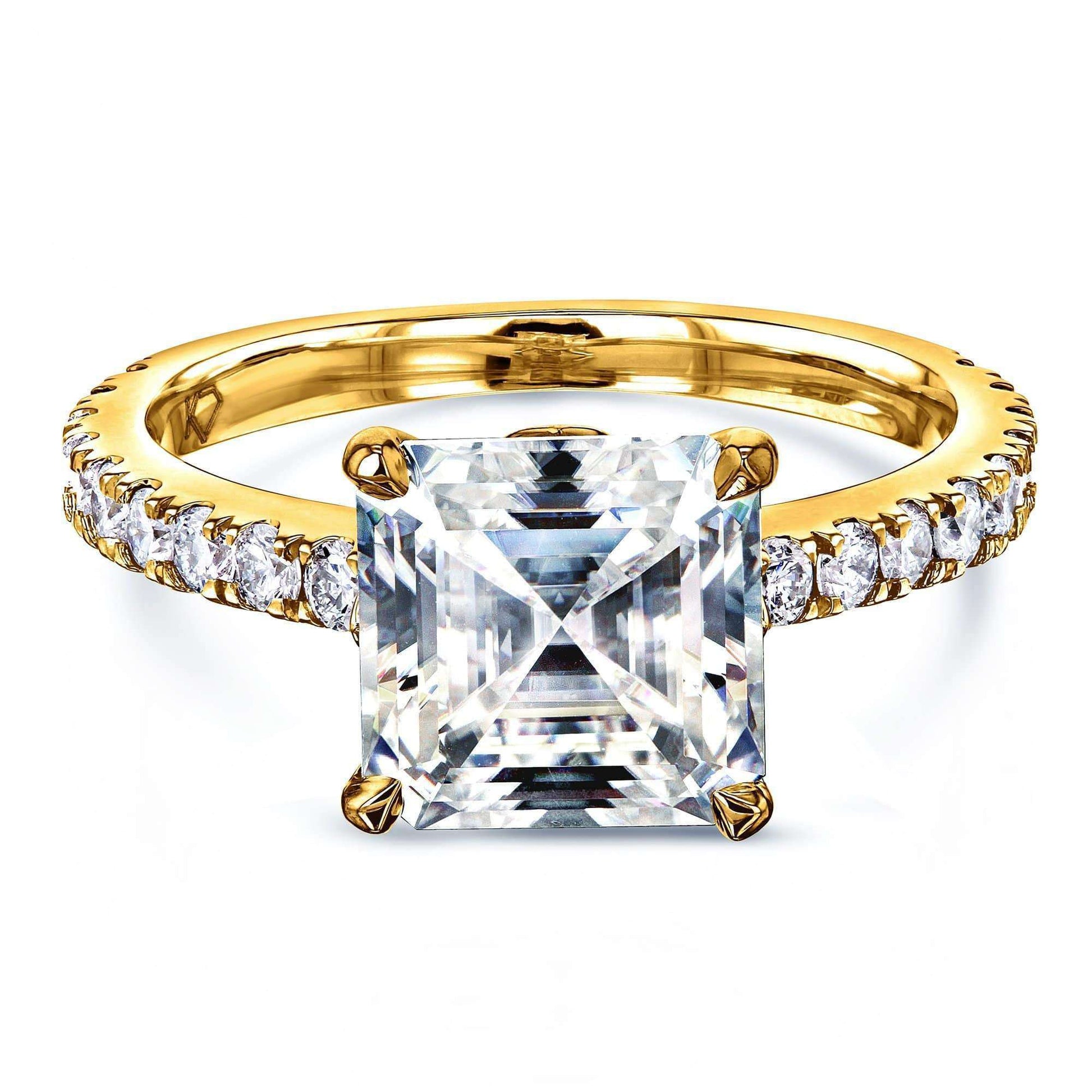 Kobelli 2.2ct Asscher Moissanite Ring MZ62796AS-E/4Y