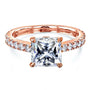 Kobelli 1.8ct Princess Moissanite Ring MZ62796P-E/4R