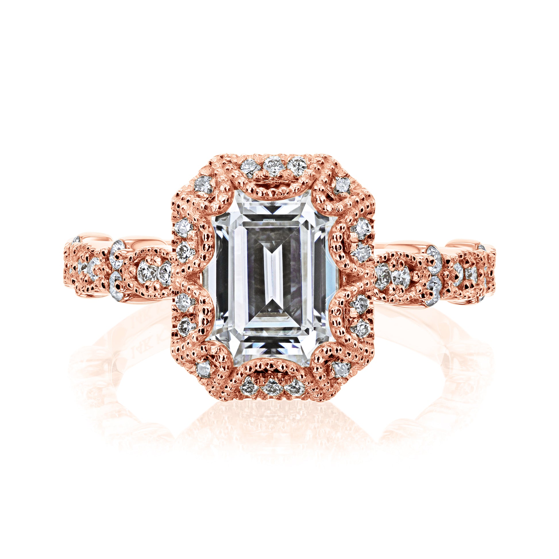 2 Carat Moissanite Easton Ring