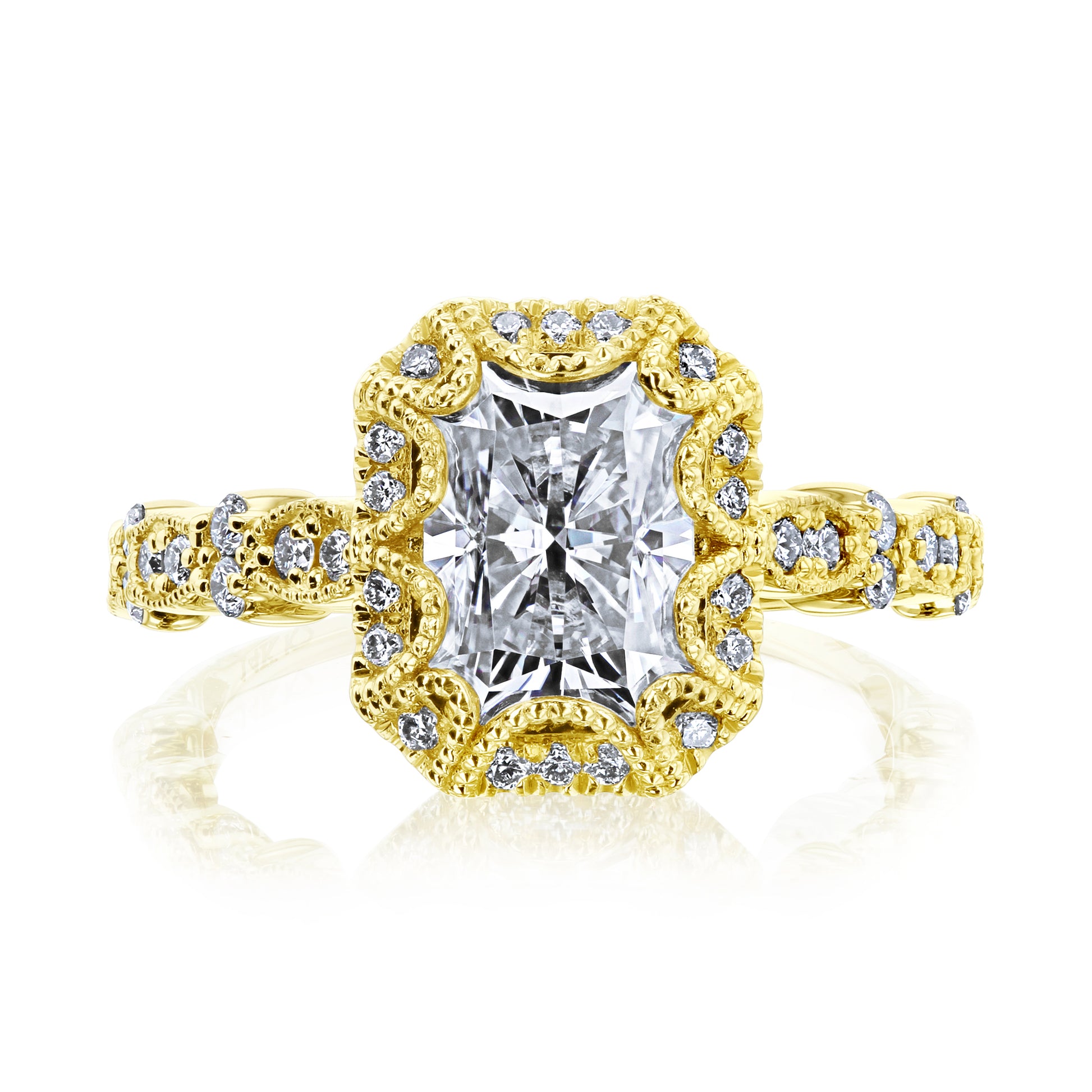 2.1 Carat Moissanite Racquel Ring