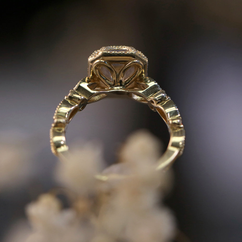 2.1 Carat Moissanite Racquel Ring