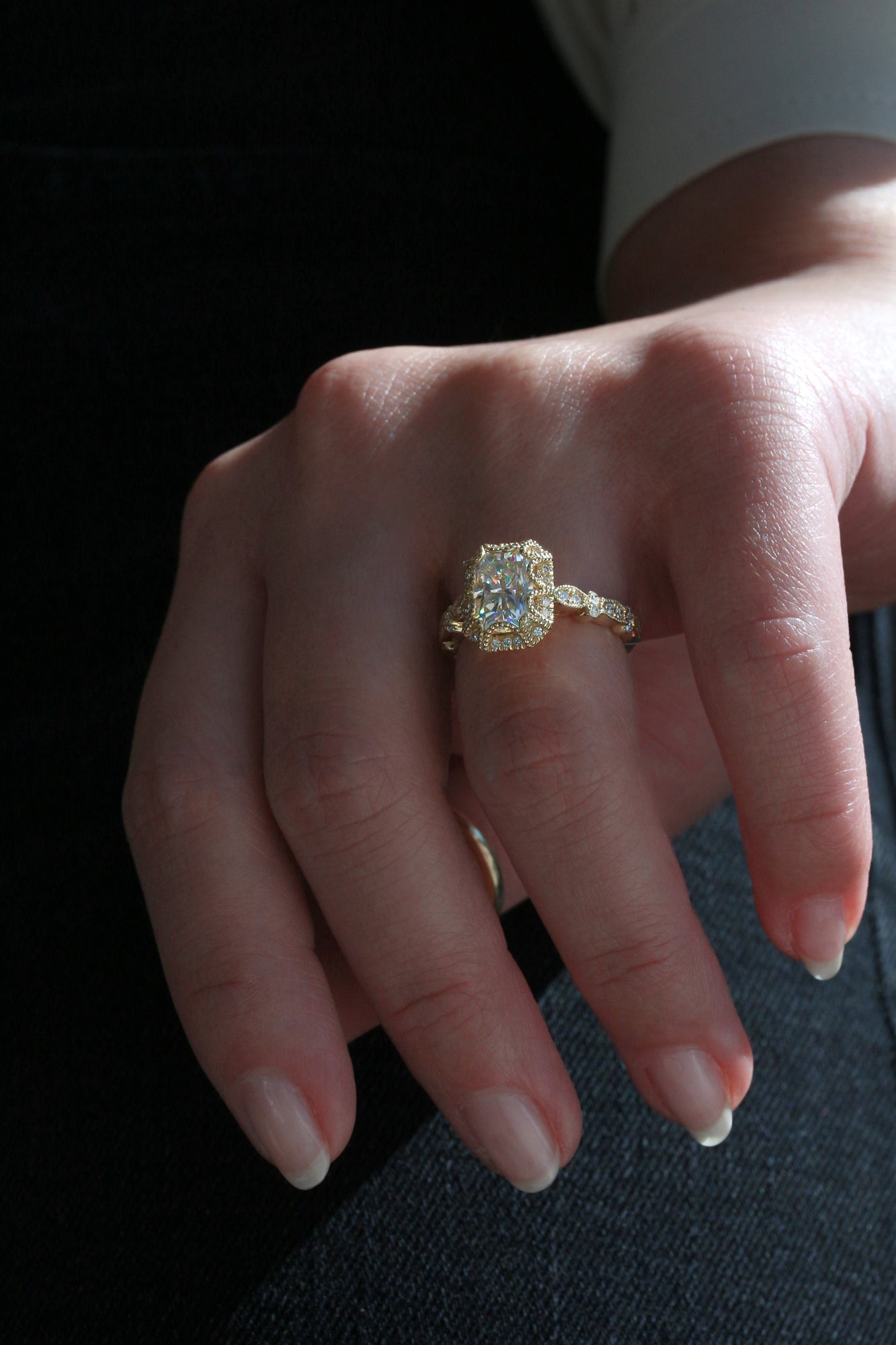 2.1 Carat Moissanite Racquel Ring