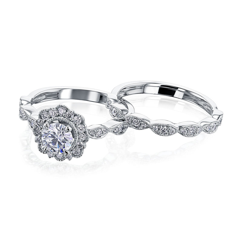 Kobelli Diamond Wedding Ring Set