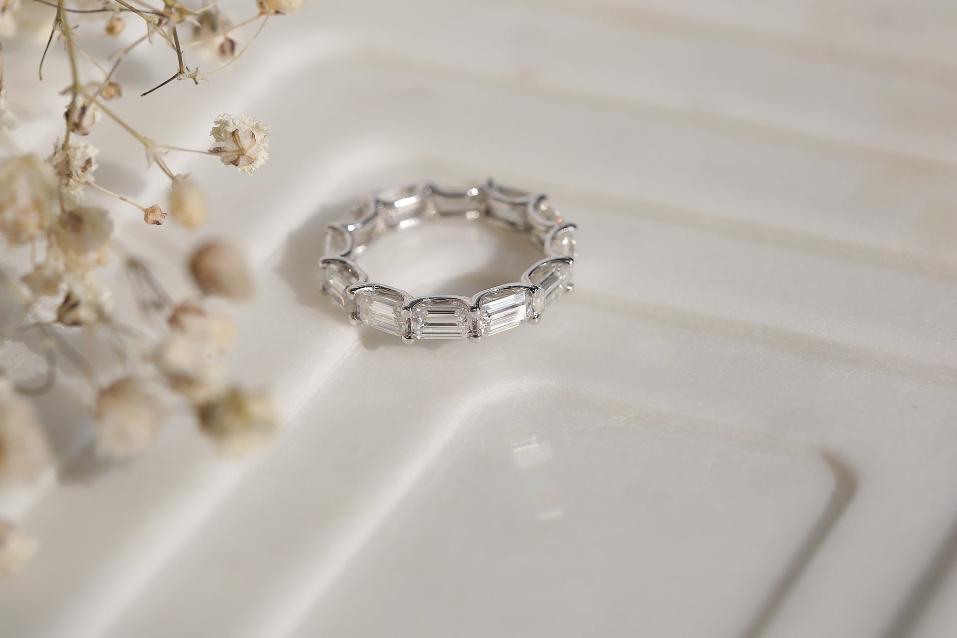 Kobelli East West Lab Grown Diamond Eternity Band