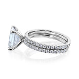 Kobelli 1.75ct Emerald Moissanite and 3/4ct TDW Lab Grown Diamond Bridal Set