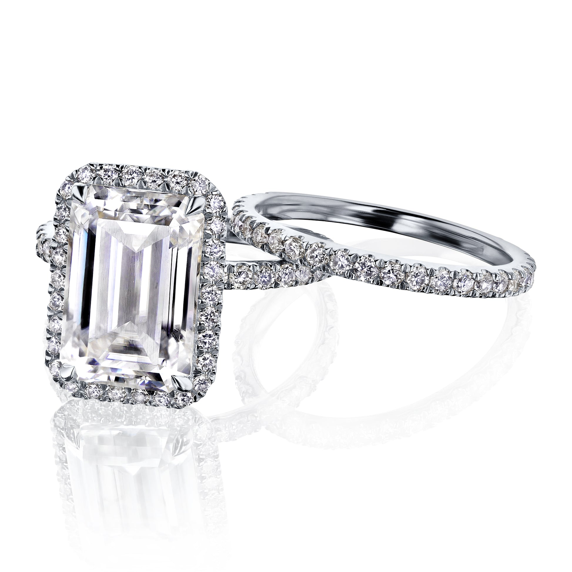 6.5 Carat Moissanite Eloise Bridal Set