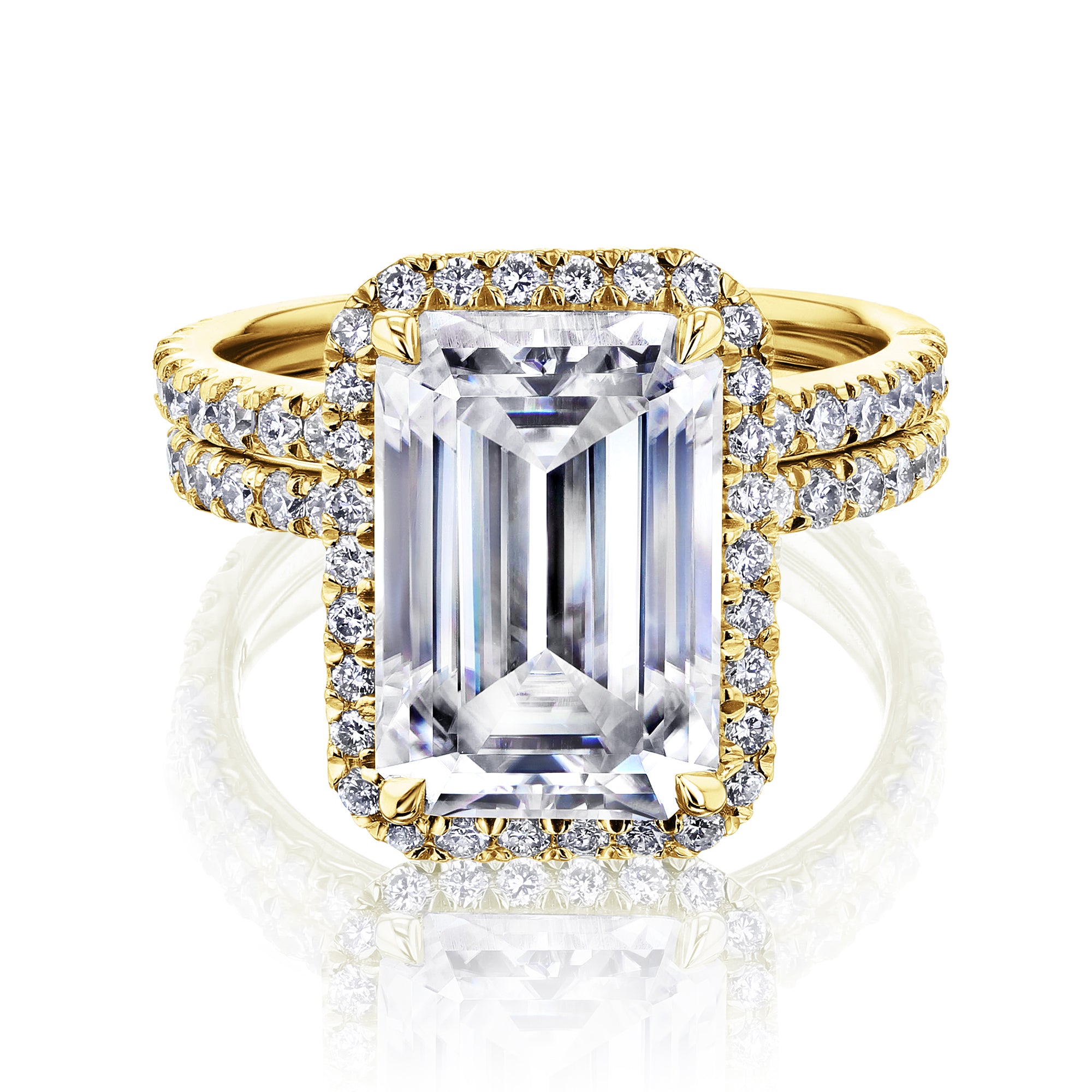 6.5 Carat Moissanite Eloise Bridal Set