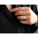 0.4 Carat Lab Grown Diamond Near Eternity Bara Ring