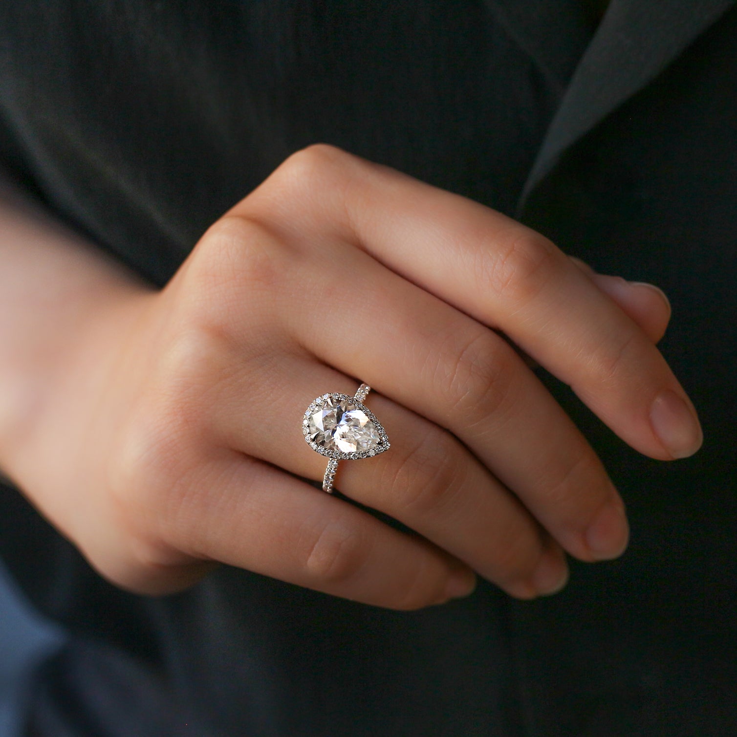 4 Carat Moissanite Paige Ring