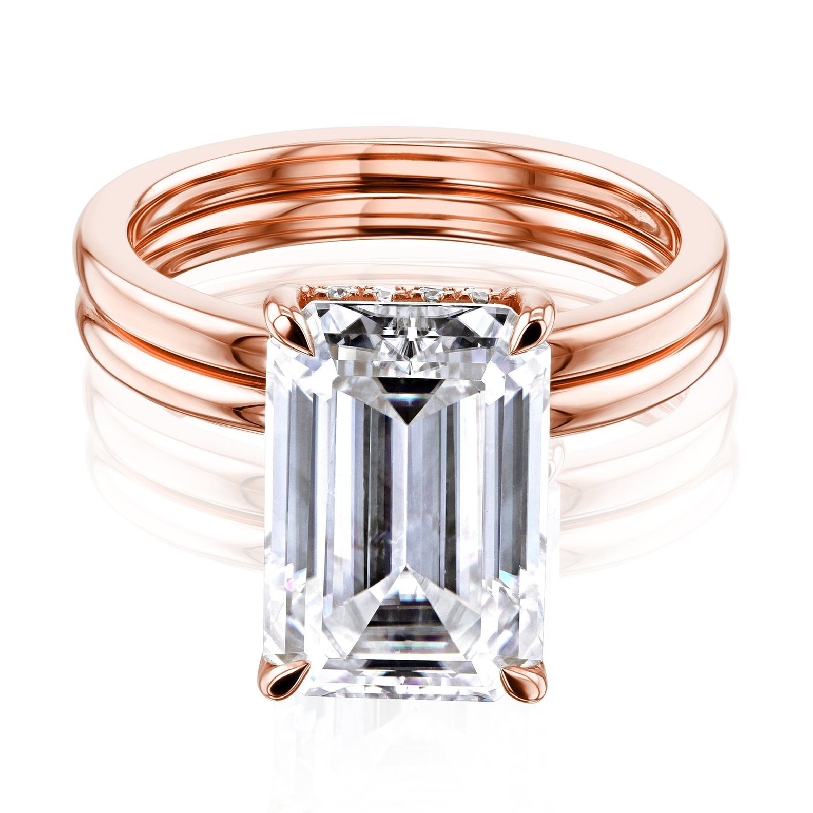 5.65 Carat Moissanite Elliot Bridal Set