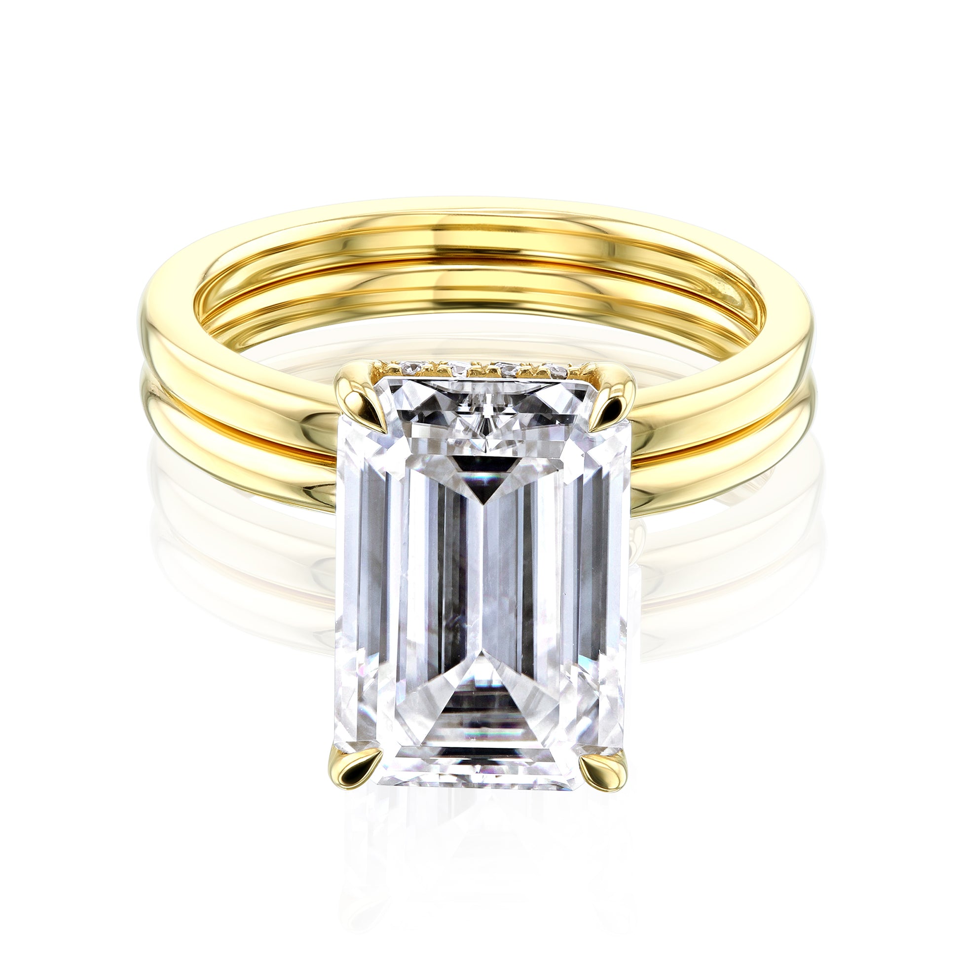 5.65 Carat Moissanite Elliot Bridal Set