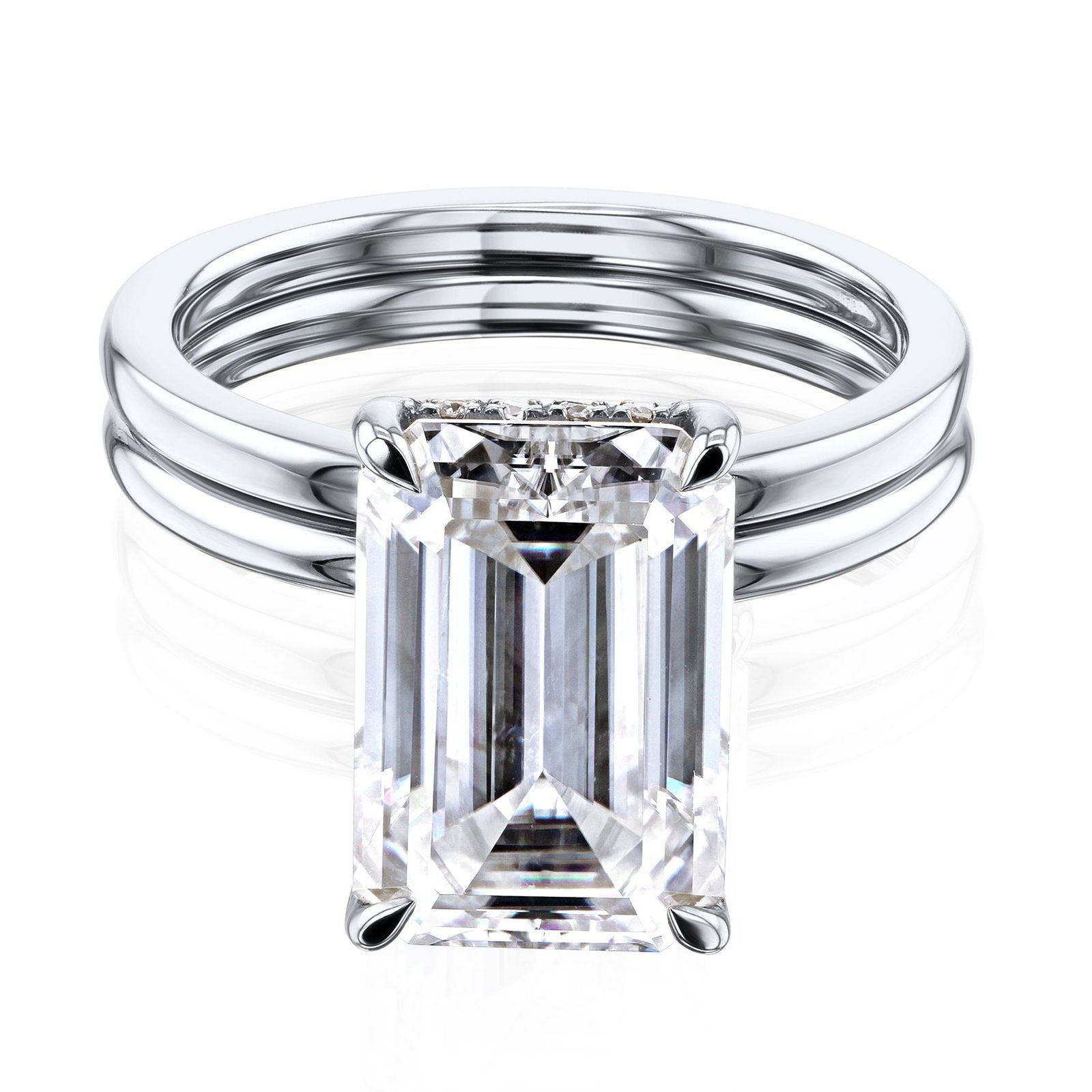 5.65 Carat Moissanite Elliot Bridal Set