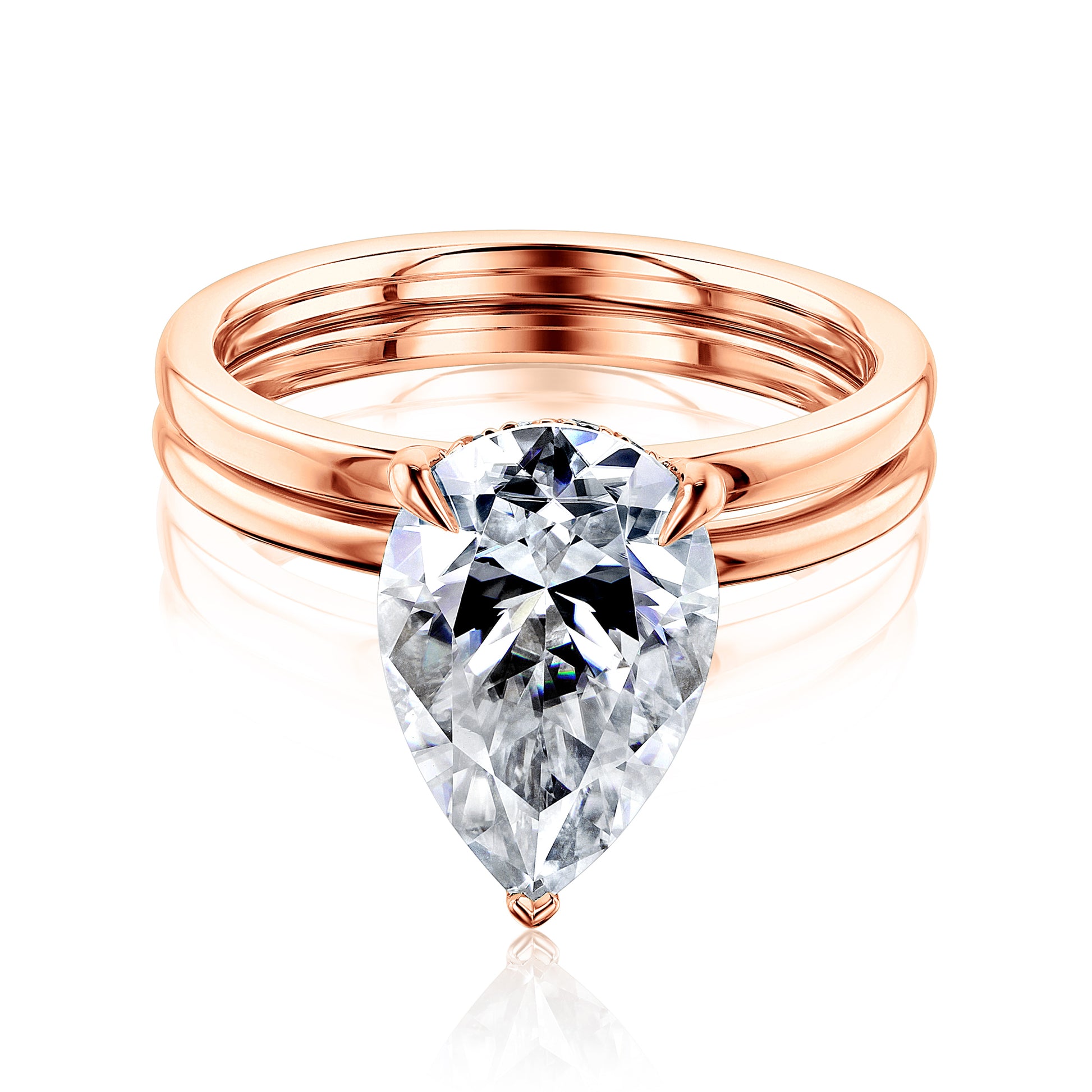 3.6 Carat Moissanite Piper Bridal Set